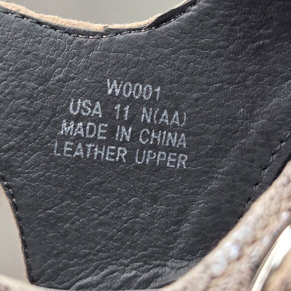 Propet Comfort Sandals 11 Narrow Fit Metallic Leather Open Toe Casual Walking - Picture 10 of 13